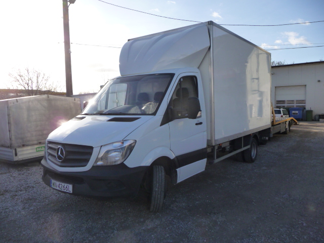Mercedes Sprinter 513 CDI - Kontener z windą, DMC 3,5 t